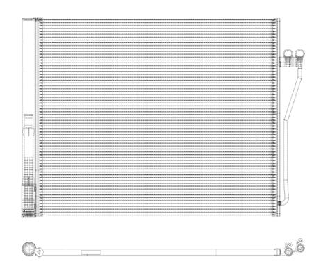 BMW A/C Condenser 64509391491 - Behr 351309151